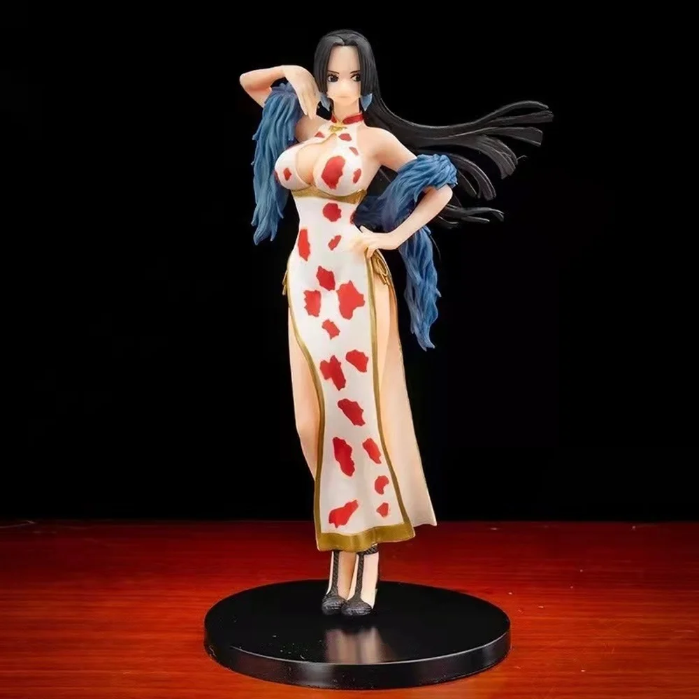 

24CM Sexy Boa Hancock Figurine One Piece Accessories Anime Action Figure Adult Children Kids Toys Manga Gift Free Shipping Items