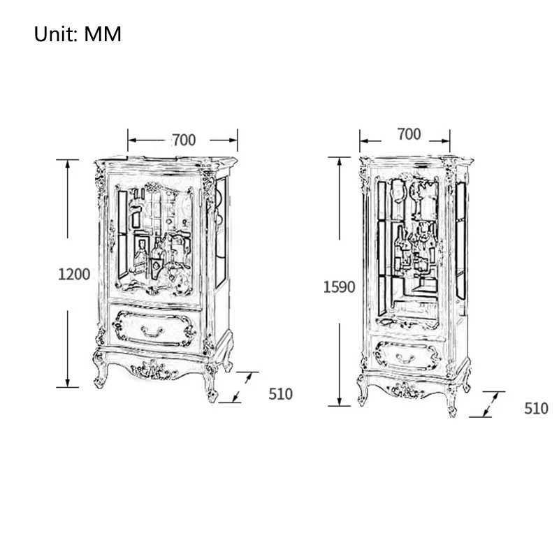 Europäischen Kleine Wein Schrank Massivholz Glas Kurze Wein Schrank Amerikanischen Wohnzimmer Schrank Seite Schrank Kombination Schrank