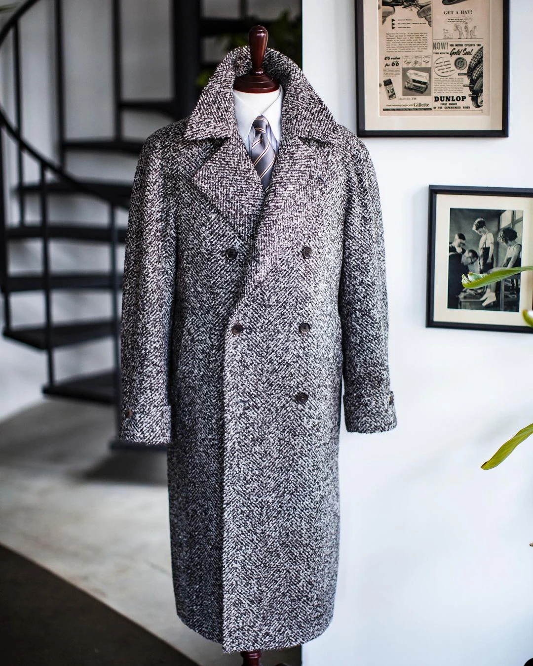 Business Men Suit Winter Warm Long Woolen cloth Overcoat Office Party Prom Blazer Tailor Made Formal Causal Costume Homme