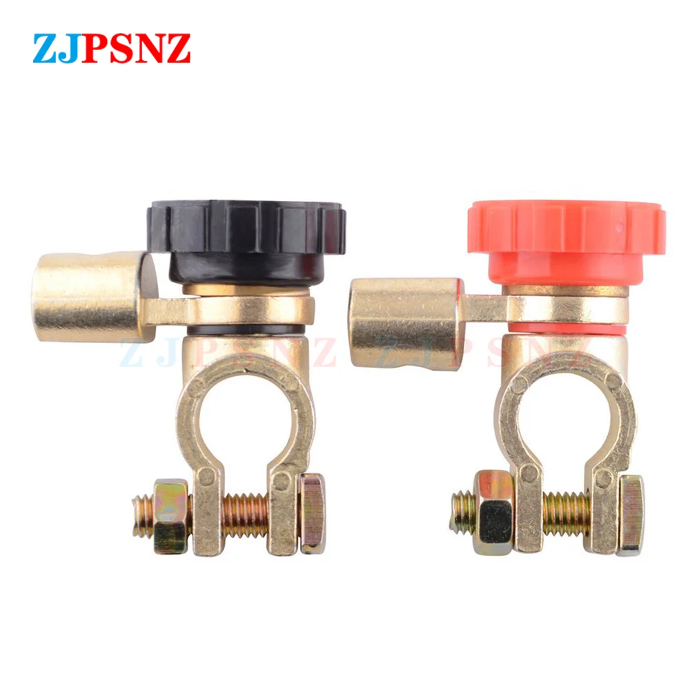 

Car Battery Terminal Link Switch Clamp Top Post Terminal Quick Cut-off Disconnect Isolator Switchs Truck Battery Disconnector