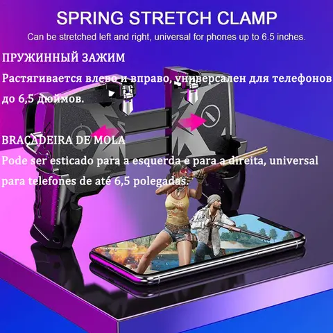 PUBG-kontrollkontroll för telefongamepad joystick android iphone trigger free fire mobil spelplatta pubg hand mobiltelefonspel 10 best sales bape x pubg - №9