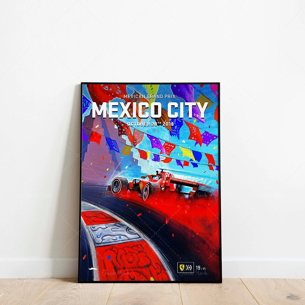 MEXICAN Grand Prix MEXICO CITY 28 October 2018 Poster