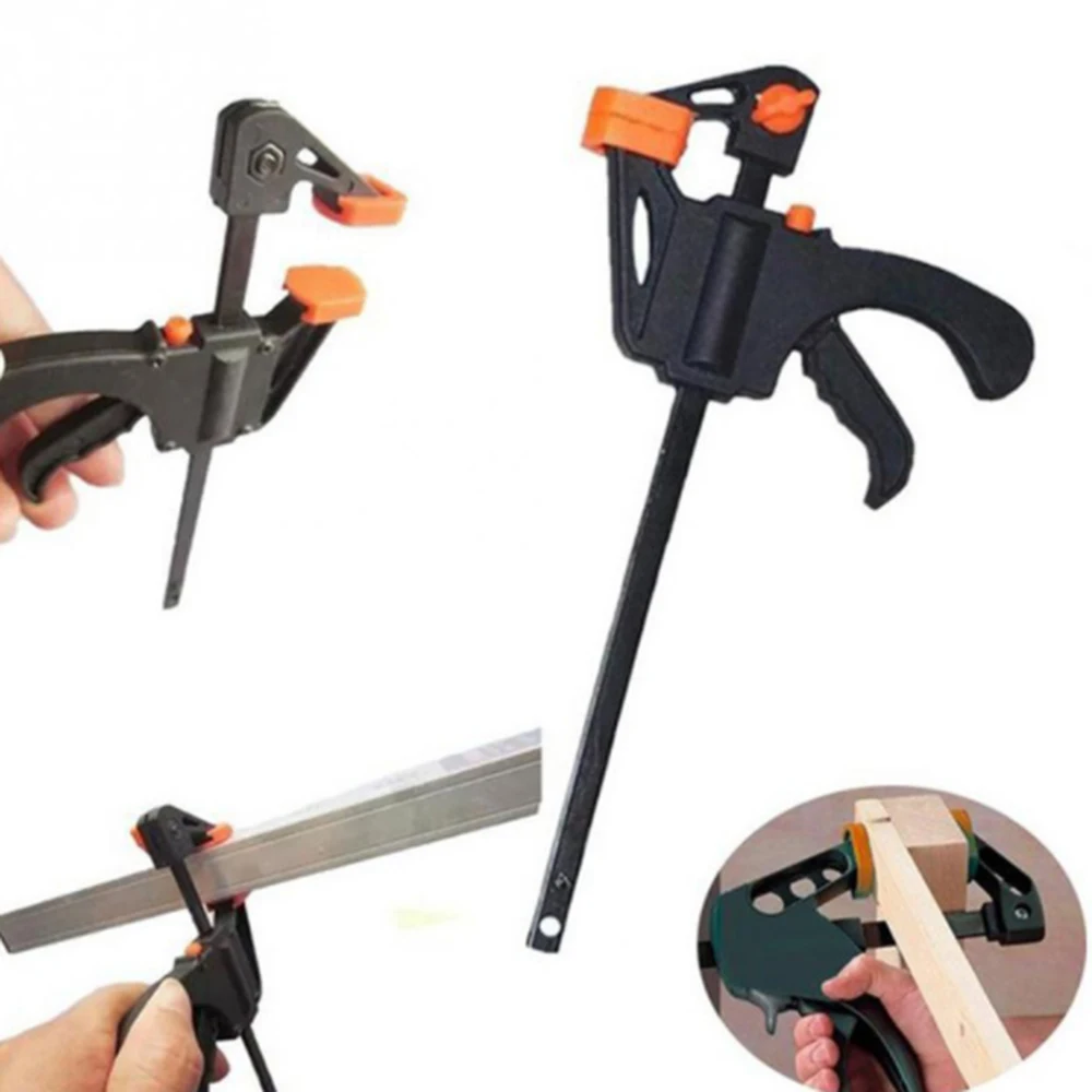 Wood working Board Fast Clamps Carpentry Handle Clamp DIY Hand Wood working Clam F shaped Fixed Clip