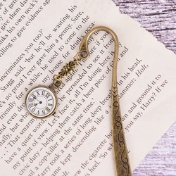 Metal Clock Bookmarks Vintage Bookmark Retro Tower Book Marker Paper Clips Stationery Supplies For Kids Students Gift