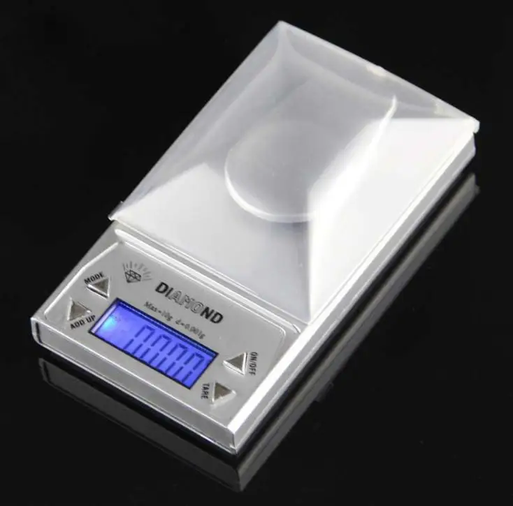 50pcs/lot 10g/0.001g High Guality Digital Electronic Pocket Jewelry Diamond Weighting Scale Weight Balance Scales SN2396