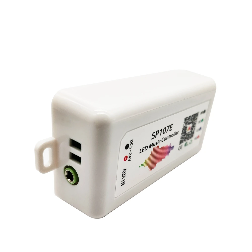 DC5-24V SP107E Bluetooth Music Controller For Individually Addressable 3Pin 4Pin WS2812B WS2811 WS2813 WS2815 Led Strip Panel