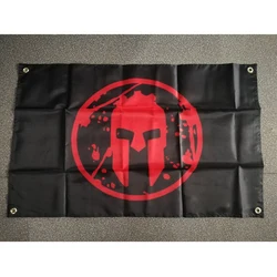 Yehoy nylon Six colors red blue green Black Orange spartan race Flag for decoration