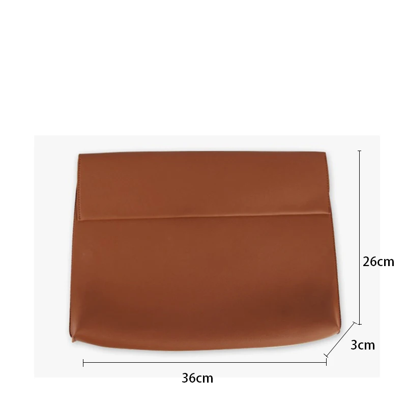 Vintage Business Women\'s Briefcase Leather Clutch Handbag Women Totes Shoulder Daily Office Bags for Female Envelope Briefcases