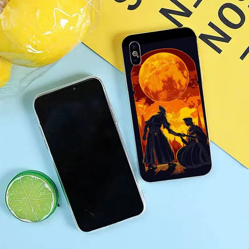 Casing Ponsel Keren Game Bloodborne untuk Iphone 13 8 7 6 6S Plus X 5S SE 2020 XR 11 12 Pro XS MAX