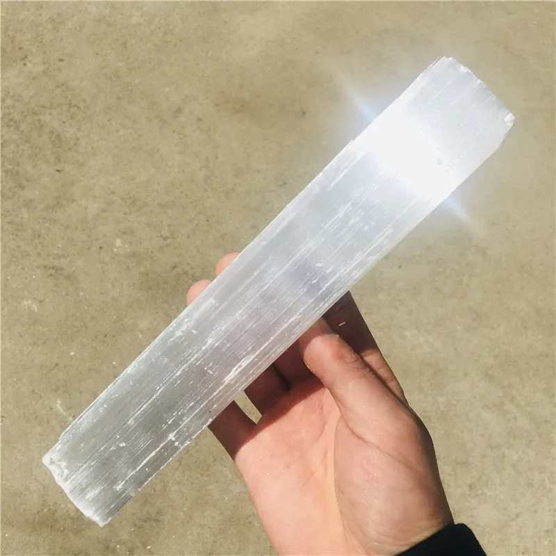 20-40cm Selenite Sticks  White Gypsum Crystals Wands Blades