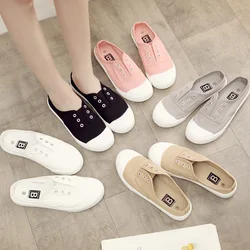 Women Shoes Fashion Comfortable Sports Sneakers Female Flats Trend Breathable Casual Canvas Shallow Shoes Women's Sneakers759