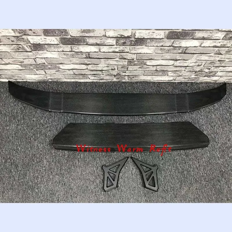 Forged carbon Carbon Fiber FRP Rear Wing Trunk Spoiler For Lamborghini Huracan LP580 LP610 LP610-4 Tuning