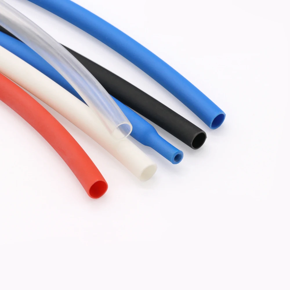 Φ4mm 4:1 Glue Lined Heat Shrink Tube Waterproof Shrinkable Tubing Black Blue Transperant Red White