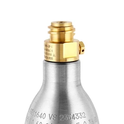 Tr21*4 Aluminum CO2 Air Cylinder,0.6L High Pressure Soda Bottle Filling Tank Cylinder Rechargeable CO2 Cylinder For Beer Brewing