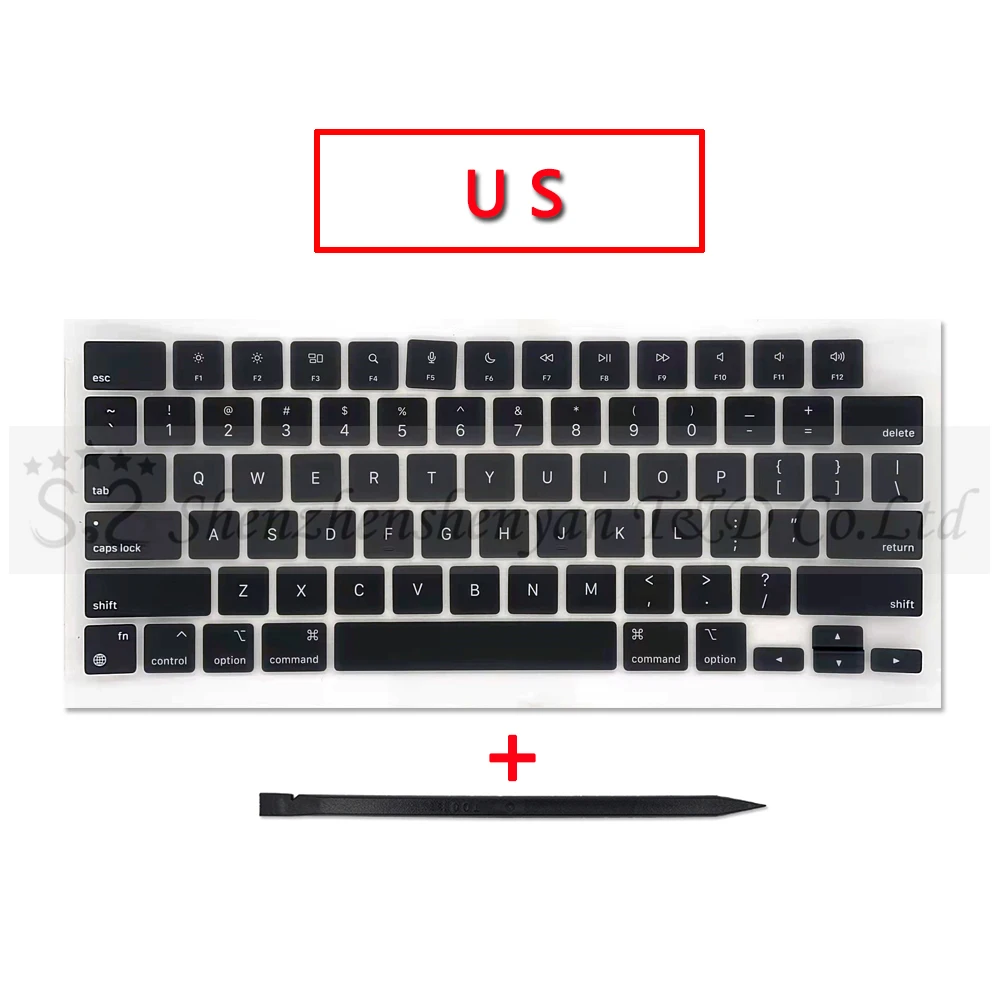 Macbook Pro Retina Keycaps, لابتوب Max Max A2918, A2991, مفاتيح A2992, من من من Macbook ، غطاء المفتاح الكامل ، إصلاح لوحة المفاتيح ، جديد