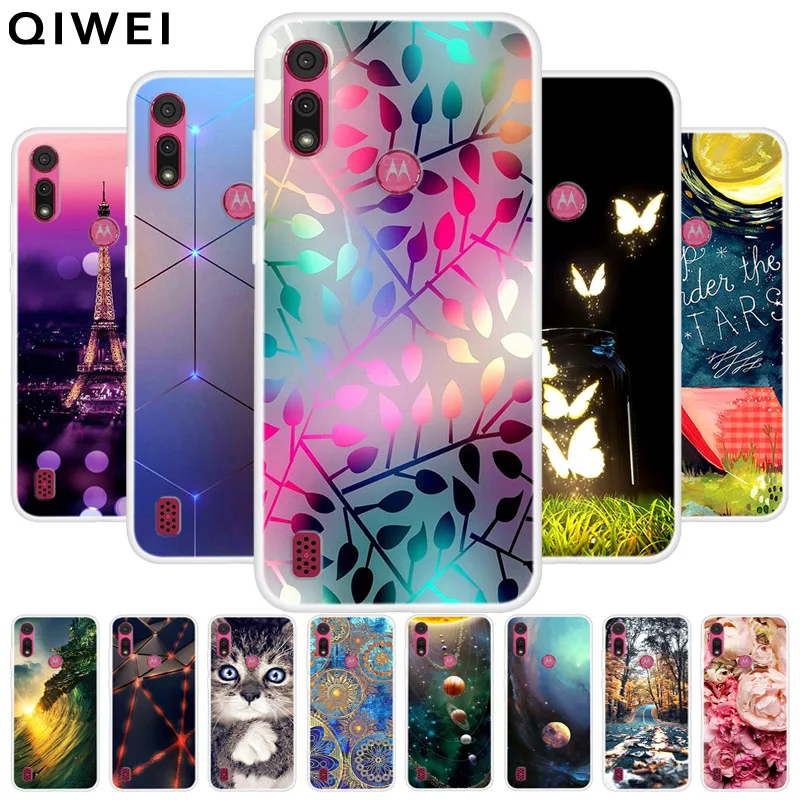 For Moto E6S 2020 Case Cute Clear Cute Fashion Soft TPU Phone Cases For Motorola Moto E6i Silicone Cover For Moto E6i E 6i 6S