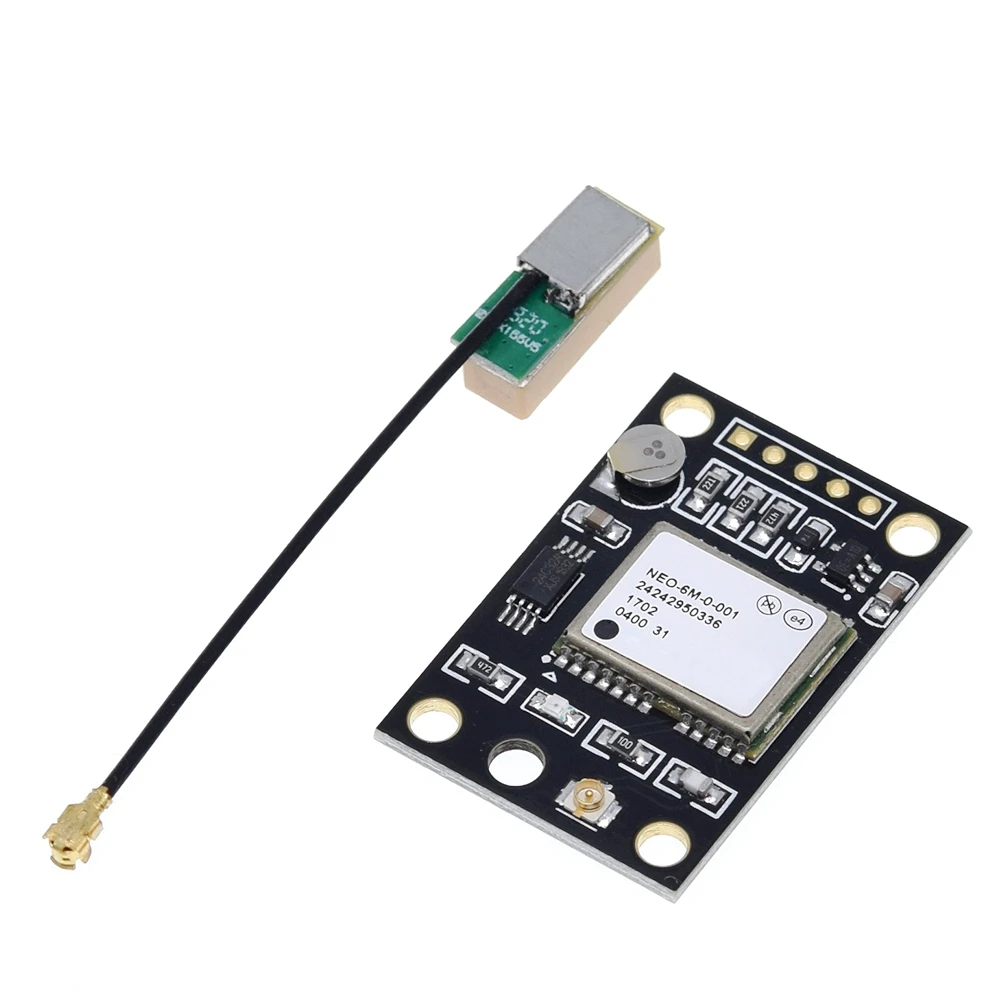 TZT GY-NEO6MV2 NEO-6M GPS Module NEO6MV2 With Flight Control EEPROM Controller MWC APM2 APM2.5 Large Antenna For Arduino Board