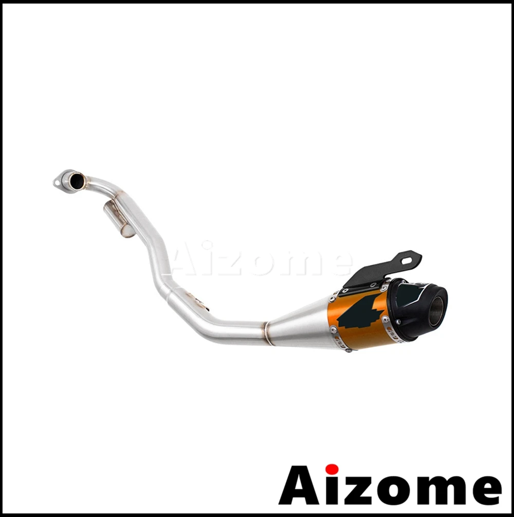 Motorcycle Full Exhaust System Muffler Pipe Kit For Hoda CRF230F CRF-230F 2008-2020 CRF 230 F Dirt Bike MX Motocross Accessories image 2