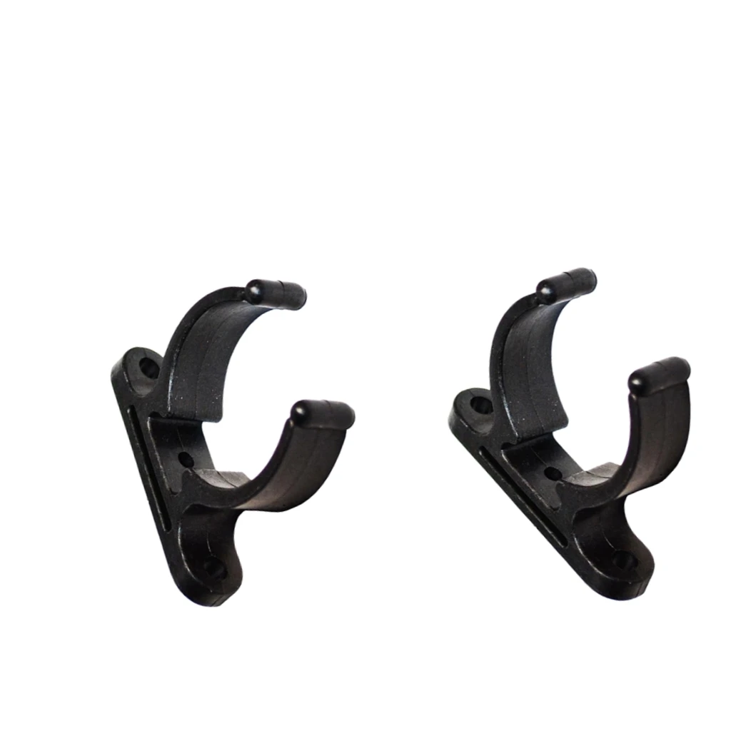 2pcs Boat Hook Clip Fit 38MM 1-1/2\' Dia Pole Tube Kayak Paddle Holder Split Clip Paddle Rod Keeper Boat Hook Clip