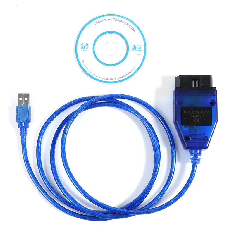 Hot sale 1set VAG-COM 409 Com Vag 409.1 Kkl USB Diagnostic Cable Scanner Interface