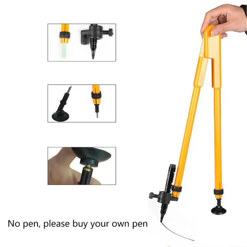 Righello didattico multifunzione Set bussole triangolari righello di misurazione goniometro