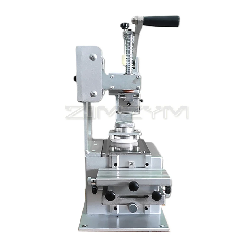 Imagem -03 - Máquina de Impressão Pequena da Almofada do Inkwell da Impressora Selada Manual da Almofada do Copo da Tinta Que Muda a Imprensa 100x215 mm da Placa de Aço