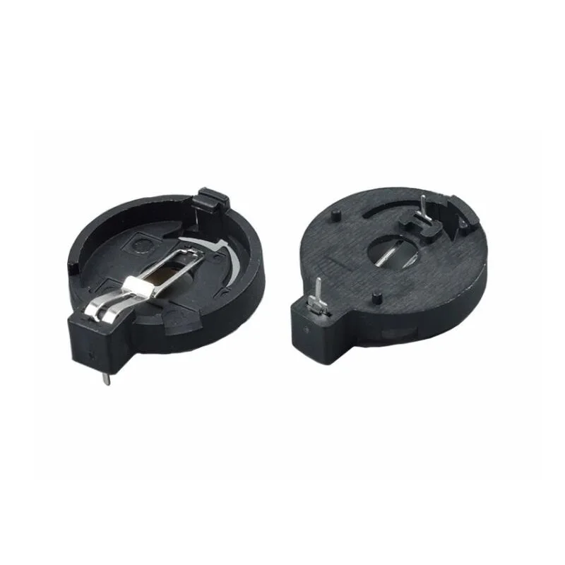 10 قطعة مصنع المنتج CR2032 CR2025 BS-3 حامل CR2032 زر عملة خلية البطارية حامل المقبس حالة