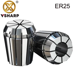 Engraving Machine Collet CNC Tool Holder Chuck Circlip ER25 Collet High Precision Spring Chuck Holder 3-16mm Shank Bits
