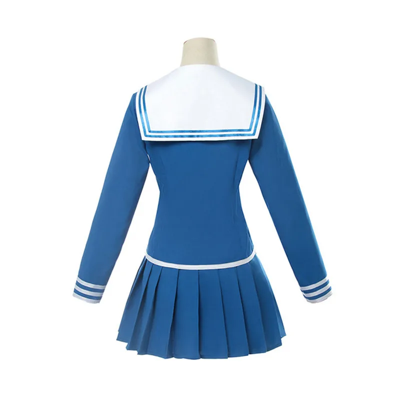 Anime Fruits Basket Honda Tooru Cosplay Costumes Sailor Suits Skirt  Halloween School Uniform Costume Wig  Black Sock set 6pcs