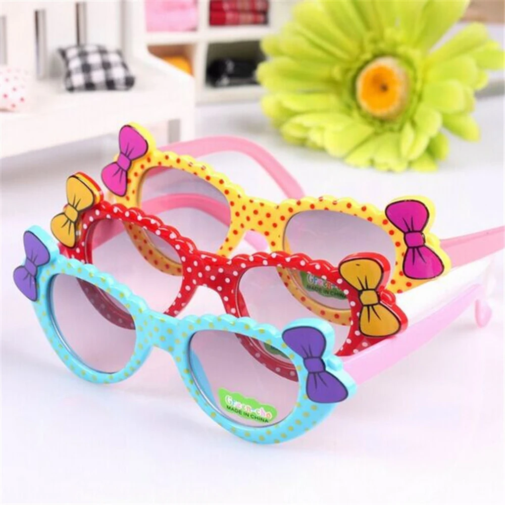 1pc Girls Cat Eye Frame Sunglasses Outdoor Cycling Goggles Uv400 Cute Cartoon Kids Sunproof Eyewear Sun Shading Glasses