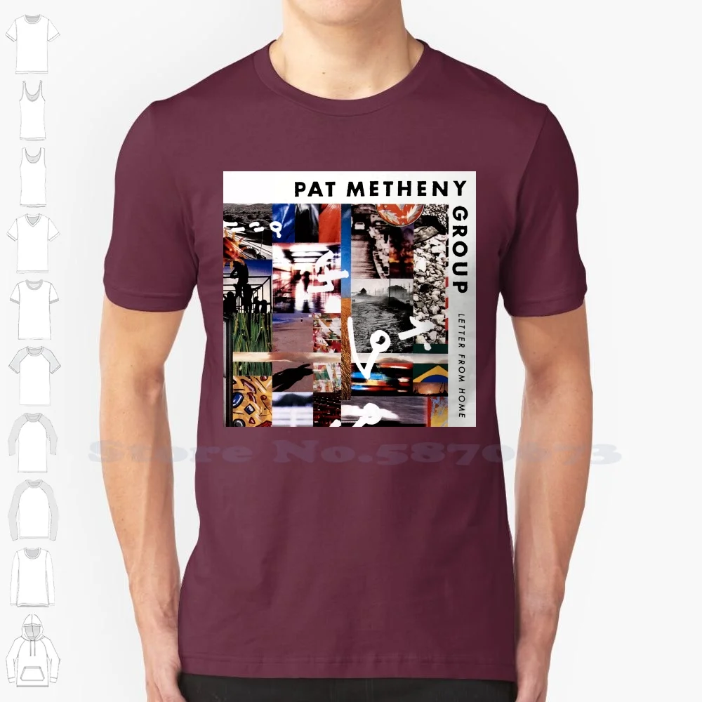 Pat Metheny Group Letters From Home T Shirt Cotton Youth's Short Sleeve Tshirt Cotton