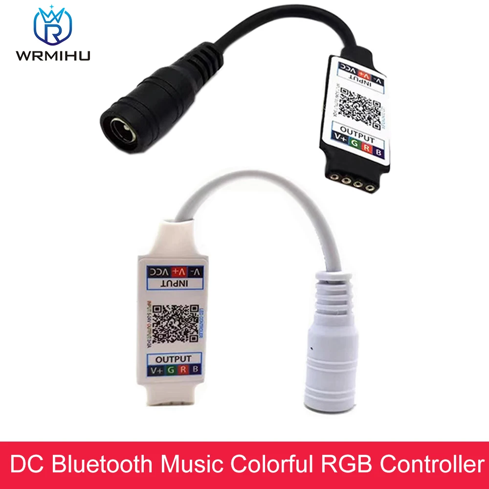 5-24V DC Mini Bluetooth compatibile RGB Colorful Music Controller Phone APP Smart Control per RGB SMD LED Strip