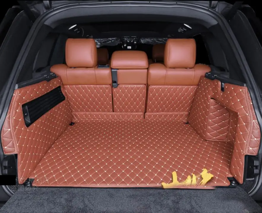 Leather Car Trunk Mat Cargo Liner for Range Rover 2014 2015 2016 2017 2018 2019 2020 Range Rover Sport L494 L405