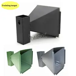 Outddor Paintball Shooting Training Target Steel 14cm Funnel Air Rifle Shooting Target Holder Mag Collection Pellet Trap
