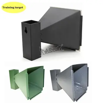 กลางแจ้ง Paintball ยิงการฝึกอบรมเป้าหมายเหล็ก 14 ซม.ช่องทาง Air RIFLE/Airsoft ยิงผู้ถือเป้าหมาย Mag Collection เม็ด TRAP