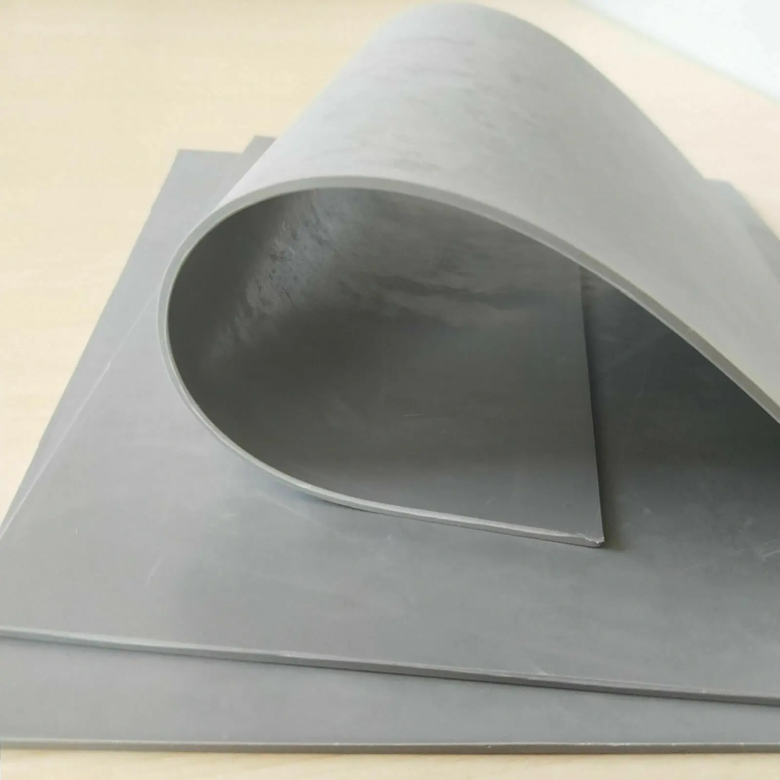 1PC 2.3mm Thick Silicone Rubber Sheet Grey A4 Size Engraving Engraver Cutting