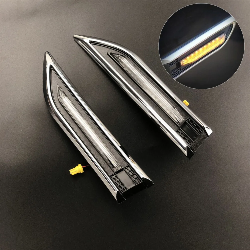 1Pair Car Styling Accessories Side Turn Signals Lamp Light Decorative Sticker For Chevrolet Cruze Aveo Sail