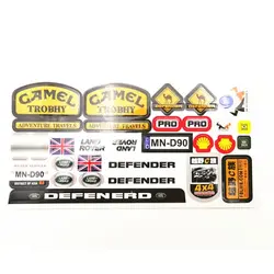 MN-90 1/12 Rc Auto Modell Ersatzteile DIY Aufkleber Decals Blatt für Körper Zubehör