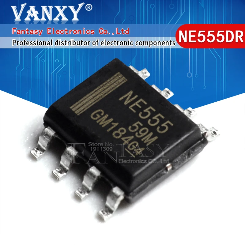 50 sztuk NE555DR SOP8 NE555 SOP NE555DT SOP-8 555DR SMD nowy i oryginalny układ scalony