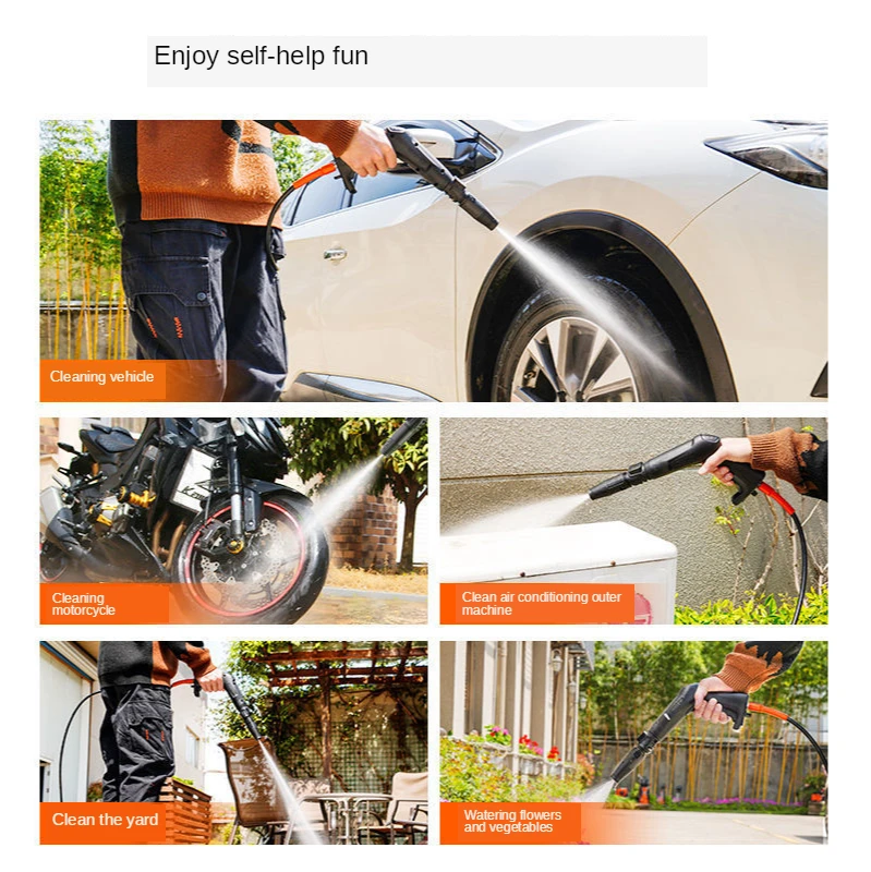 เครื่องซักผ้ารถยนต์/มอเตอร์/ครัวเรือนความดันสูงเครื่องซักผ้า/220V 800Wรถซักผ้าปั๊ม