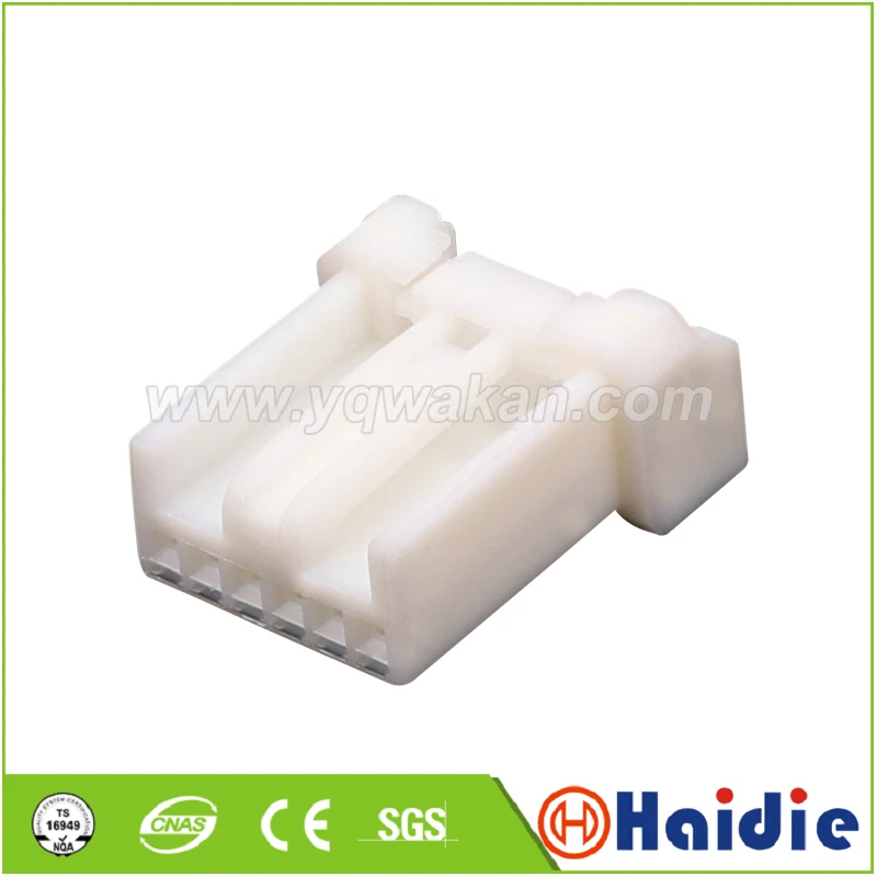 

Free shipping 2sets 6pin auto plastic housing plug auto wiring harness cable auto unselaed connector 6098-4979