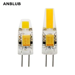 5pcs/lot G4 LED COB Lamp 1W 2W Bulb AC DC 12V 220V Candle Silicone Lights Replace 20W Halogen for Chandelier Spotlight
