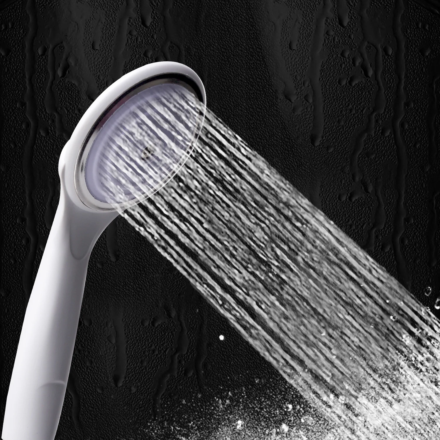 VEHHE Simple High-pressure Shower Head Nozzle Water-saving Flow With Chrome-plated ABS Shower Nozzle Bathroom Accessories