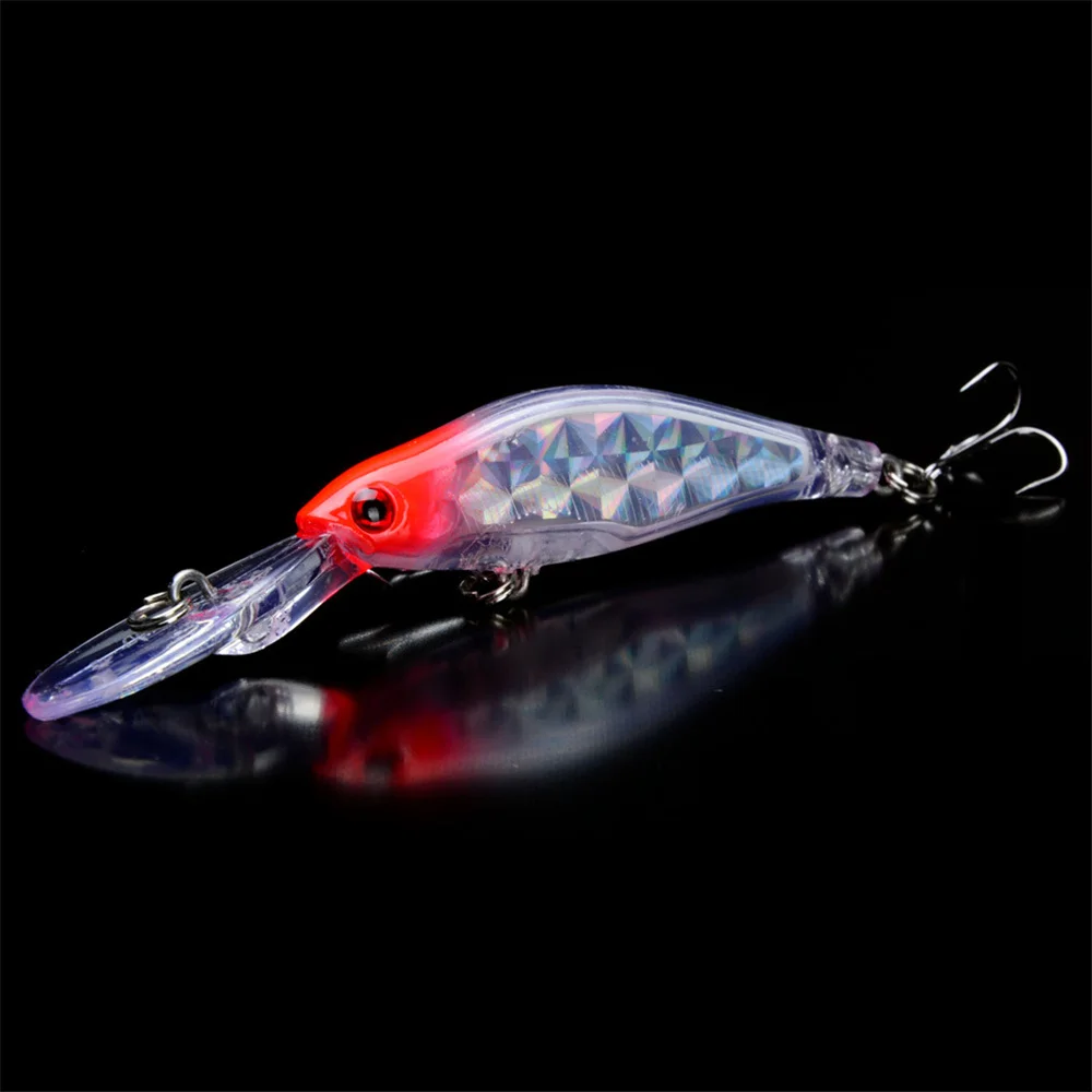 1 sztuk laserowa błystka sztuczna twarda przynęta Crankbait 9.5cm 7g tonący Wobblers Peche Bass Pike Carp Fishing Tackle