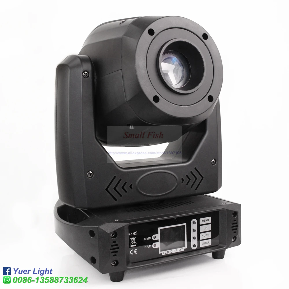 Imagem -03 - Refletor Led 200w com Anel Dmx512 Prisma de Alto Brilho Luz Led Disco dj Festa Casamento Natal