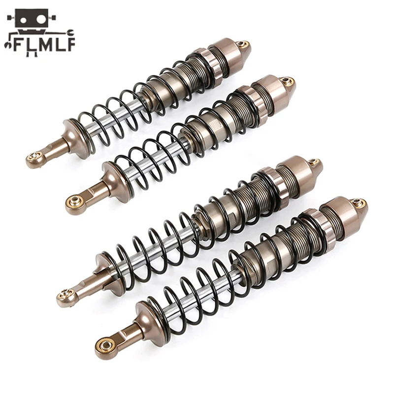 CNC Metal High Strength 10MM Front and Rear Shock Absorber Set Fit for 1/5 HPI ROVAN ROFUN KM GTB TS BAJA 5B