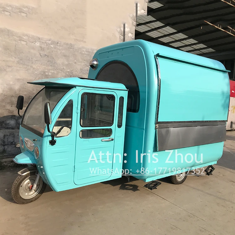 New Fast Food Tricycle/Tricycle Food Cart Outdoor Mobile Food Truck