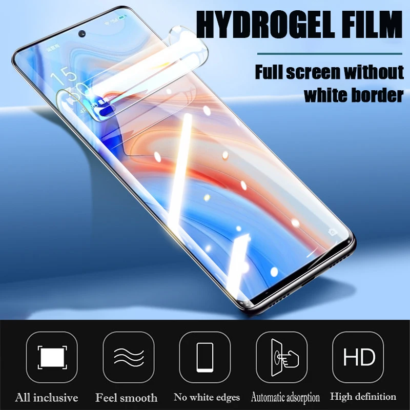 Hydrogel Film For Oppo Reno7 5G Film For Reno7 Screen Protector  Film For Reno 7 6 5 4 3 Pro A74 A54 Film