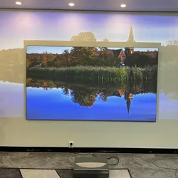 100~120 Inch 16:9 UST ALR Fresnel Optical Projector Screen, For Laser TV Ultra Short Throw Projection Product