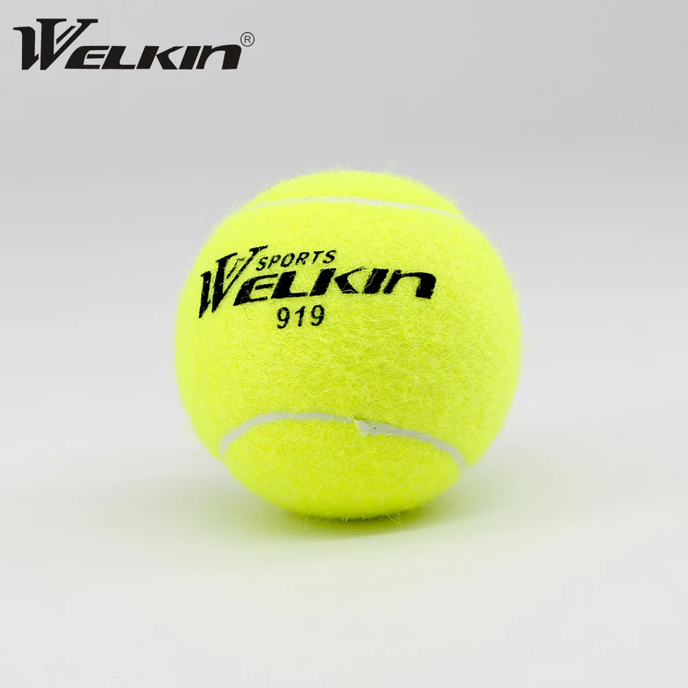 WELKIN #919 1pcs Training Tennis Professional Training Tennis Quality Rubber High bounce for Family Friend Beginner School Club